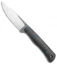 Cypress Creek Knives Backpacker Deluxe Fixed Blade Knife Blue/CF (3.1" Satin)