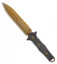 Heretic Knives Nephilim Fixed Blade Knife Carbon Fiber (6.5" Gold Ti Nitride)