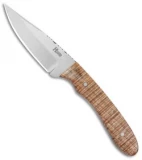 Hunter Handmade Knives Dressed Up EDC Fixed Blade Knife Blackwood (3.25" Satin)