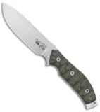 White River Knives GTI Knife Green Micarta (4.5" Stonewash)