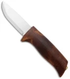 Helle Norway Spire Fixed Blade Knife Dark Birch (3.5" Satin)