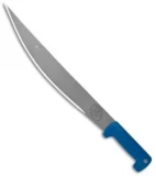 Condor Hog Sticker Machete Blue Molymer w/ Black Leather Sheath (16" Gray)