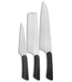 Jake Hoback Knives Tactical Kitchen Knife Set Carbon Fiber (Satin)