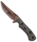 Dawson Knives Copper Canyon Fixed Blade Knife Tan/Black G-10 (4.13" Copper)
