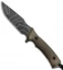 Acta Non Verba Knives M311 Spelter TOPO Fixed Blade Knife Olive Micarta (5" DLC)
