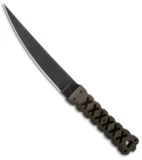 Williams Blade Design HZT Fixed Blade Knife Micarta (6.4" Black) HZT-004