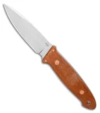 Boker Plus Burnley Cub Pro Fixed Blade Knife Brown Micarta (3.75" Satin) 02BO029