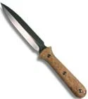 Pro-Tech Brend Elite Combat Dagger Maple Burl Wood Handle (Satin Plain) 155 ECD