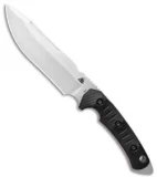 FOBOS Tier1-C Fixed Blade Knife Black Canvas Micarta/Red Liners (6.5" SW)