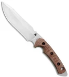 FOBOS Tier1-C Fixed Blade Knife Natural Micarta/Green Liners (6.5" SW)
