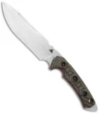 FOBOS Tier1-C Fixed Blade Knife Camo Canvas Micarta/Red Liners (6.5" SW)