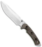 FOBOS Tier1-C Fixed Blade Knife OD Green Micarta/Green Liners (6.5" SW)