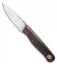 Fiddleback Forge Handyman Fixed Blade Knife East Indian Rosewood (3.3" Satin)