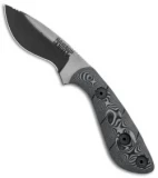 Dawson Knives Pequeno Fixed Blade Knife Black/White G-10 (3.125" Specter)