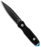 EOS Mini Thresher Fixed Blade Knife Black (3.6" Black) w/ Custom Sheath