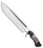 Dark Timber Knives Devil's Horn Knife Black Mi. / Maple Wood (11.8" Two-Tone)