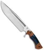 Dark Timber Knives Cave Bear Knife Blue Maple / Natural Micarta (10.3" Two-Tone)