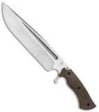 Dark Timber Knives Cave Bear Knife Green Micarta w/ Orange G-10 (10.3" Two-Tone)