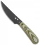 Spyderco Bow River Fixed Blade Knife OD Green/Gray G-10 (4.4" Black) FB46GPODBK