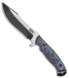 Dawson Knives Explorer Elite Fixed Blade Blue/Black G-10 (5.75" Specter)