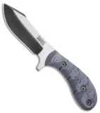 Dawson Knives Nightspark Fixed Blade Knife Pewter/Black  G-10 (4" Specter)