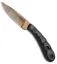 Dawson Knives Serengeti Fixed Blade Knife Marble Carbon Fiber (3.25" AZ Copper)