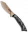 Dawson Knives Snakebite Fixed Blade Knife Marble Carbon Fiber (2.6" AZ Copper)