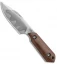 Maverick Customs Compact Clip Point Fixed Blade Knife Brown Micarta (3.6" Hamon)