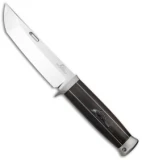 Rockstead DON-T-ZDP Fixed Blade Knife Ebony/Fish (5.25" Mirror)