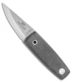 TOPS Mini Tanimboca Puukko Fixed Blade Neck Knife Micarta (1.625" Gray)