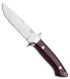 Bark River Chute Fixed Blade Knife Burgundy Micarta CPM 154 (3.75 Satin)