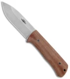 Jarosz Woodsman Fixed Blade Knife Brown Micarta (3.75" Stonewash AEB-L)