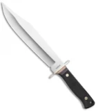 Schrade Old Timer Bowie Fixed Blade Knife Black/Tan (10" Satin)