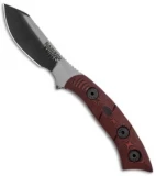 Dawson Knives Snakebite Fixed Blade Knife Black/Red G-10 (2.6" Specter)