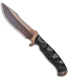 Dawson Knives Explorer Elite Fixed Blade Marble CF (5.75" Arizona Copper)