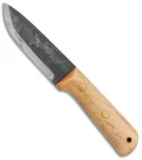 Forge and Foundry Scandi Bushcrafter Spalted Pecan  ( 4.25" Black )  FFSBP