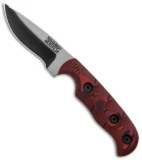 Dawson Knives Deep Notch Fixed Blade Knife Red/Black G-10 (3.25" Specter)