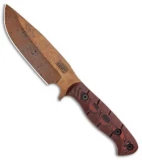 Dawson Knives Big Bear Fixed Blade Knife Red/Black G-10 (6" Copper)
