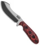 Dawson Knives Javalina Fixed Blade Knife Red/Black G-10 (3.75" Specter)