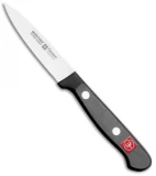 Wusthof Gourmet Spear Point Paring Knife Black (3" Satin)