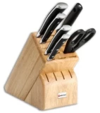 Wusthof Classic Ikon Kitchen Knife 7-Piece Block Set - Wood