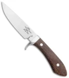 White River Knives Sendero Classic Knife Natural Burlap Micarta