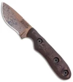 Dawson Knives Field Guide Fixed Blade Knife Orange G-10 (2.5" Arizona Copper)