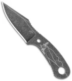 Winkler Knives Jason Knight Zipper Grandfather Mnt Neck Knife (2.5" Black Oxide)