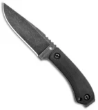 Winkler Knives Survival Striker Fixed Blade Knife Black Canvas (5.25" Caswell)