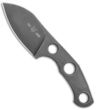 GiantMouse Vox/Anso GMF1-P 4mm Fixed Blade Knife (2.6" Stonewash PVD)