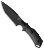 Bastinelli Creations RED V2 Fixed Blade Knife 3D Carbon Fiber (4" Black)