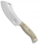 White River Camp Cleaver Fixed Blade Knife Olive Drab Micarta (5.5" SW)