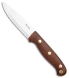 LT Wright Knives GNS Scandi Fixed Blade Knife Burlap Micarta (4.25" Satin)