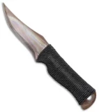 John Gray Custom Ti Boner Fixed Blade Knife Heat Treated Ti (3" Flamed)